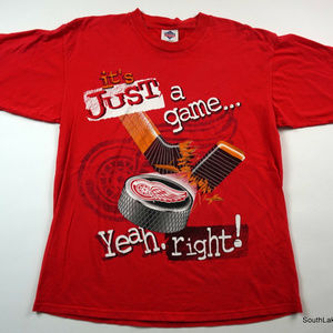 VTG 90s Detroit Red Wings T-Shirt Men's Large